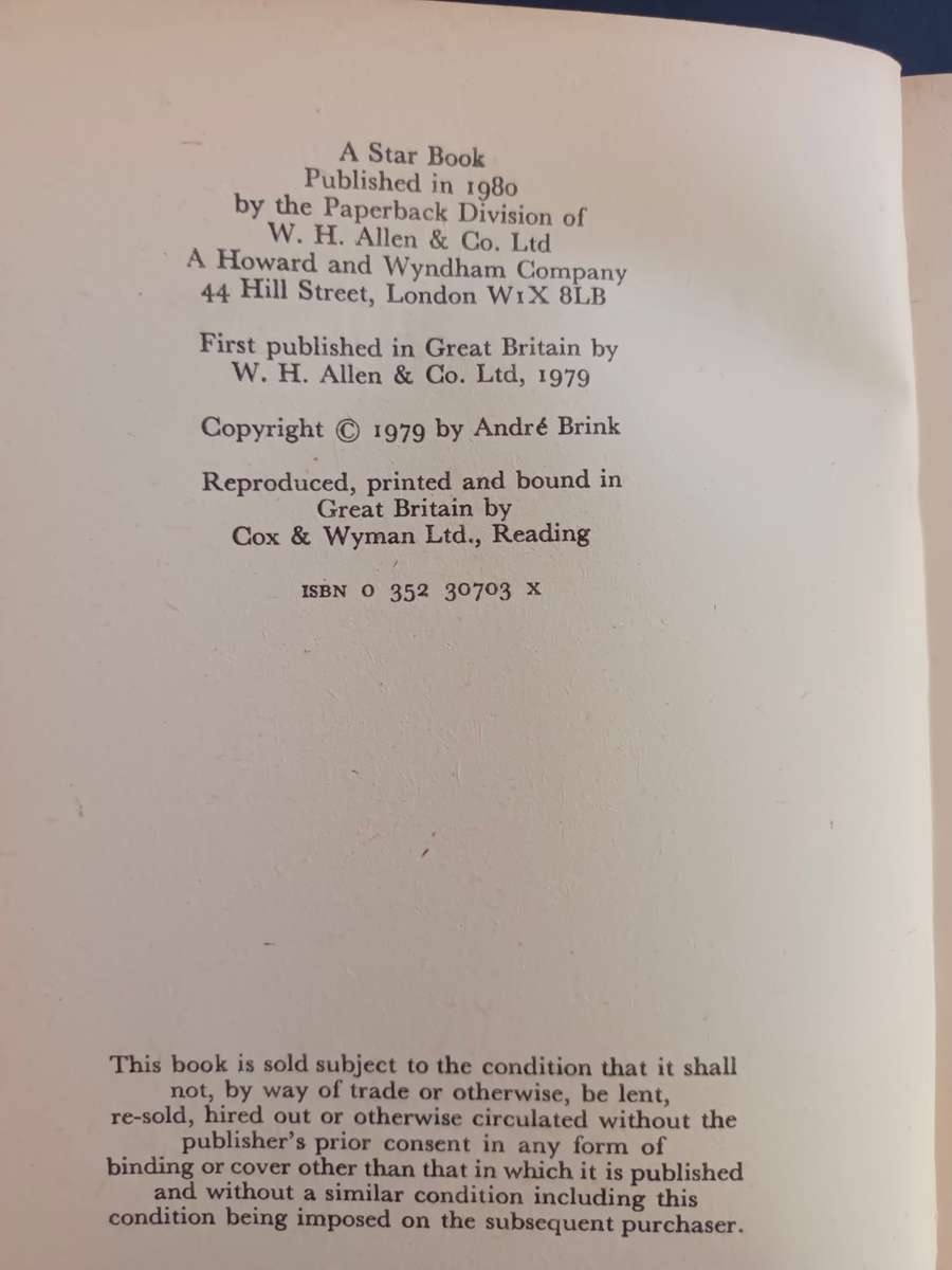 A dry White Season / Andre Brink