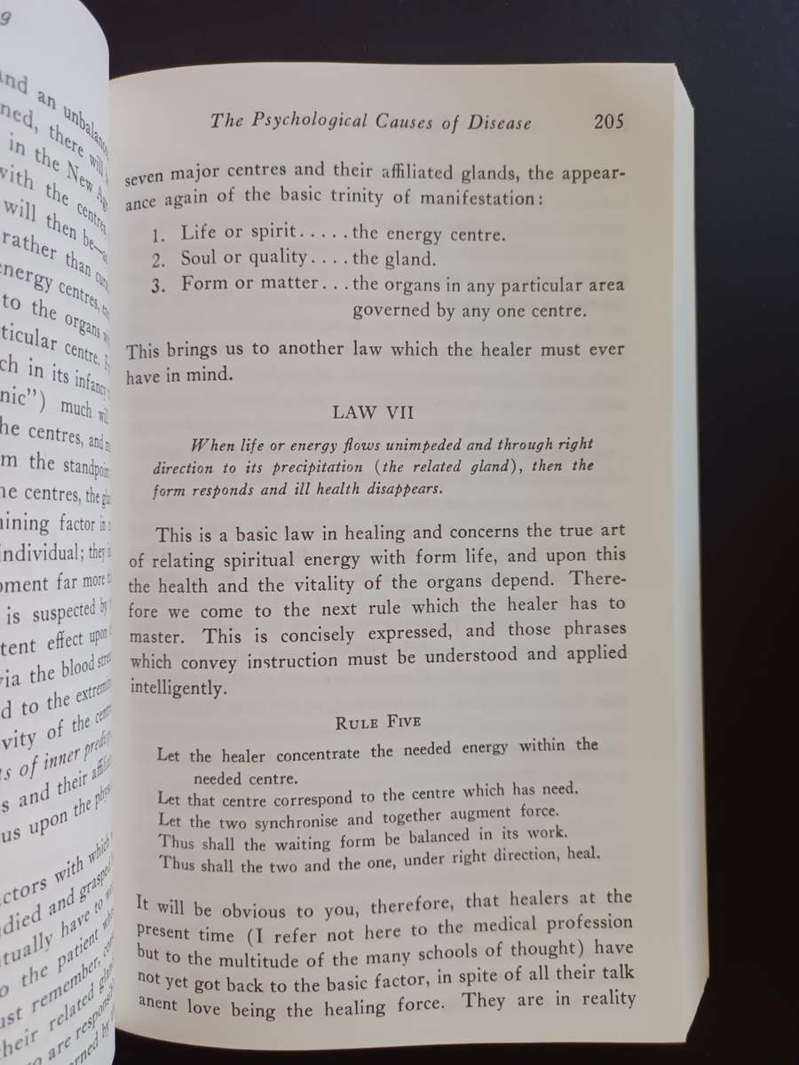 ALICE A. BAILEY  x 5 Books: Esoteric Healing, Esoteric I & II, From Intellect Intuition.....