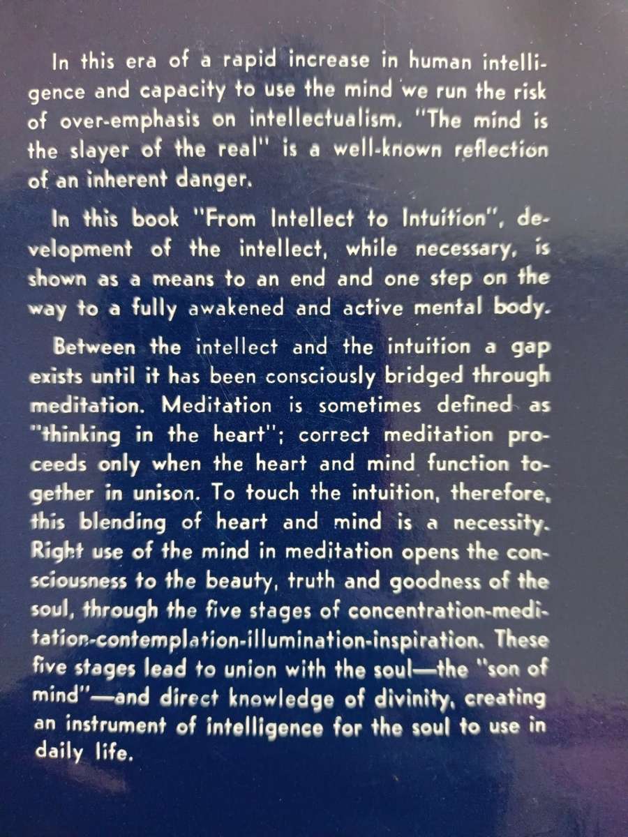 ALICE A. BAILEY  x 5 Books: Esoteric Healing, Esoteric I & II, From Intellect Intuition.....
