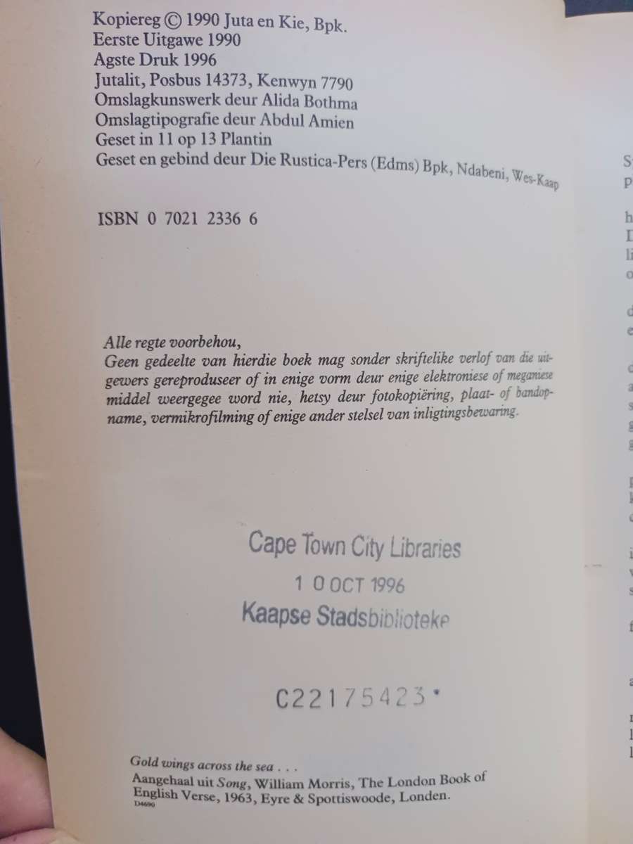 Jat kry vlerke / Engela van Rooyen