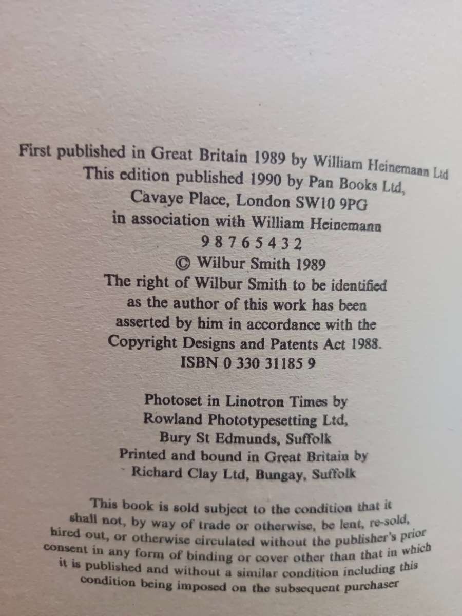 A TIME TO DIE / WILBUR SMITH