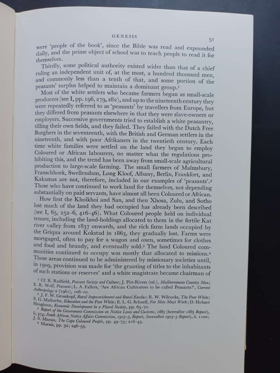 The Oxford History of South Africa II S.A. 1870-1966 / Edited: Monica Wilson & Leonard Thompson