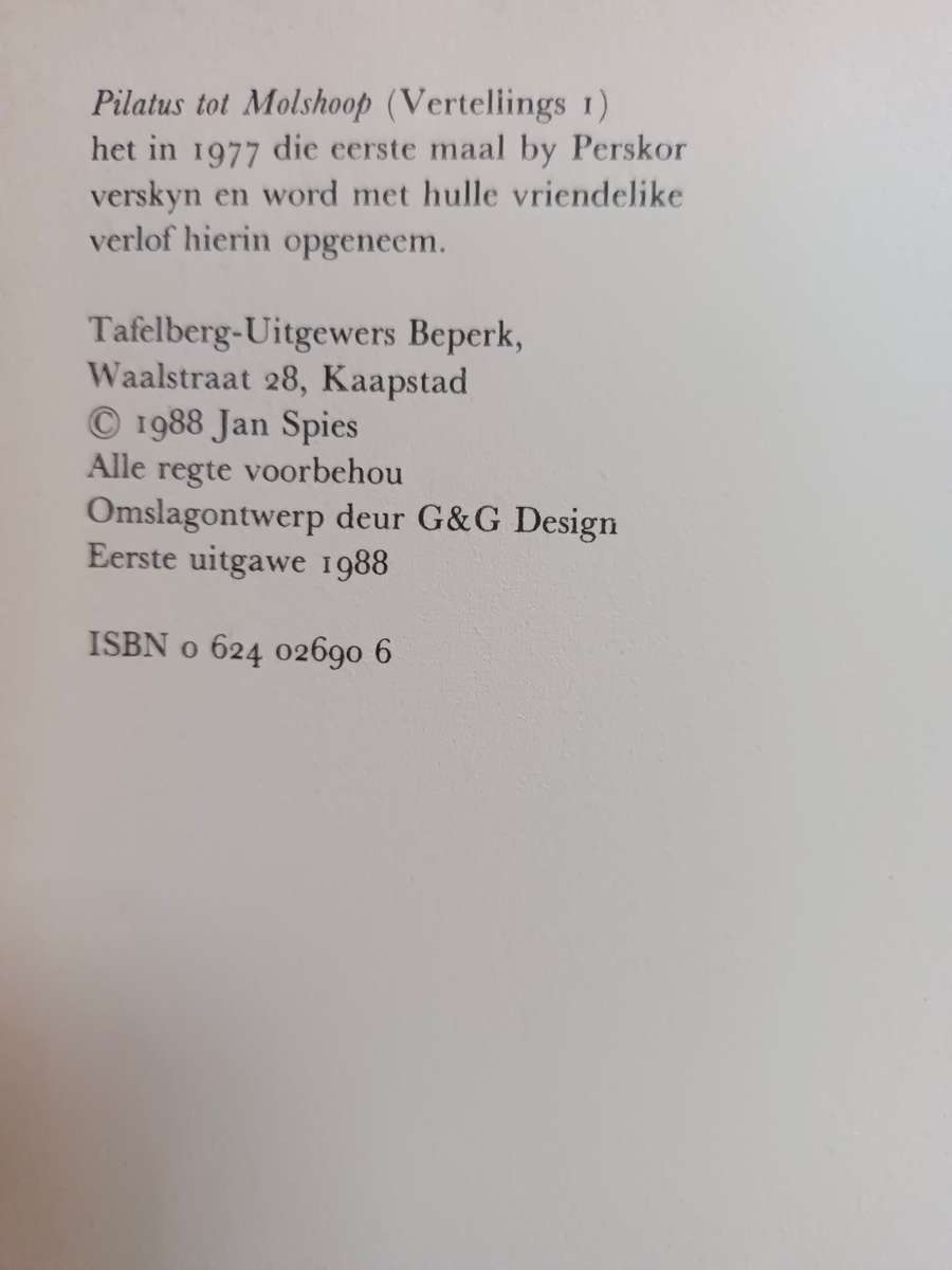 Spieserye: Versamelde Vertellings / Jan Spies