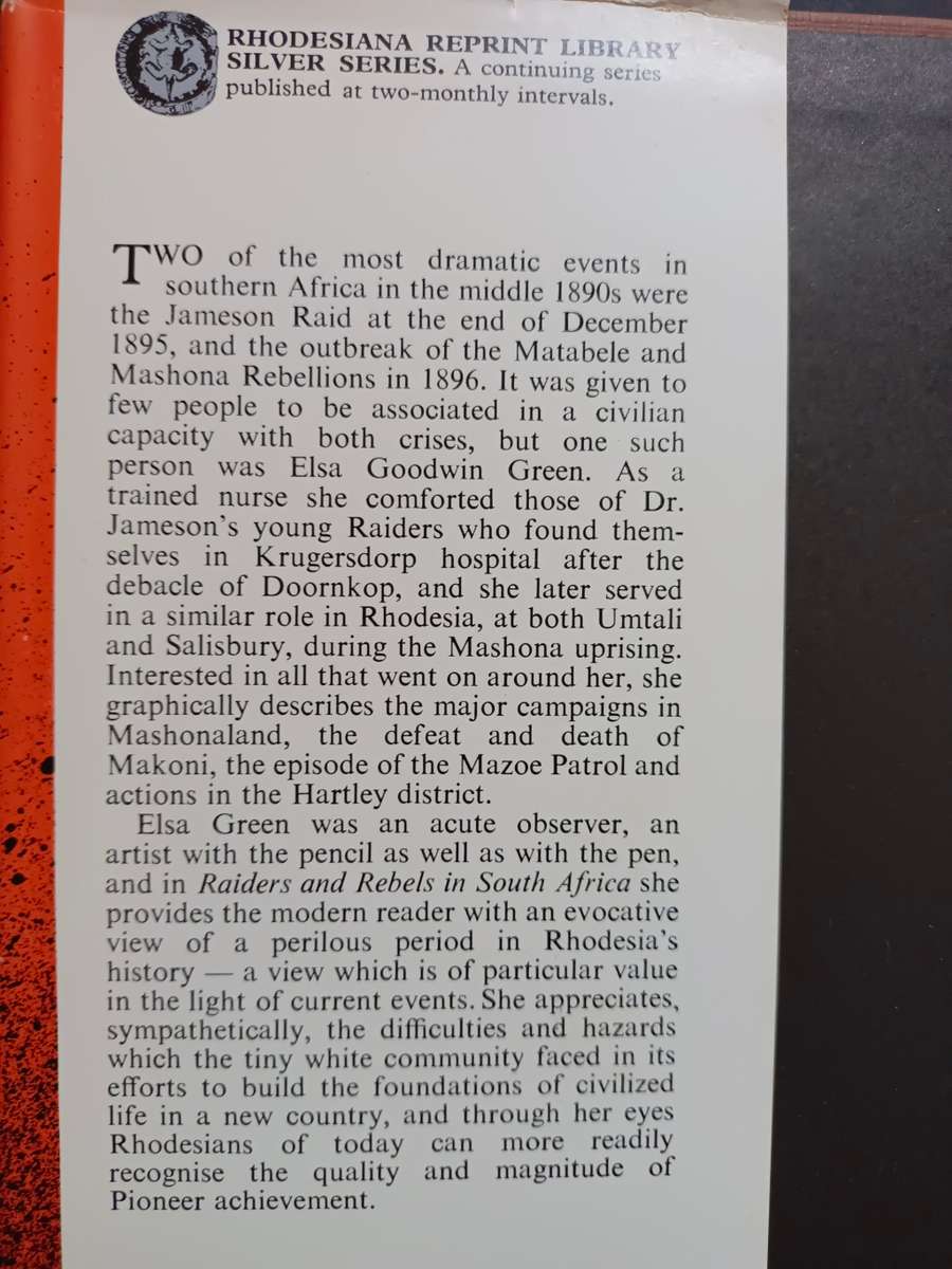 RAIDERS and REBELS in South Africa / E. Goodwin Green