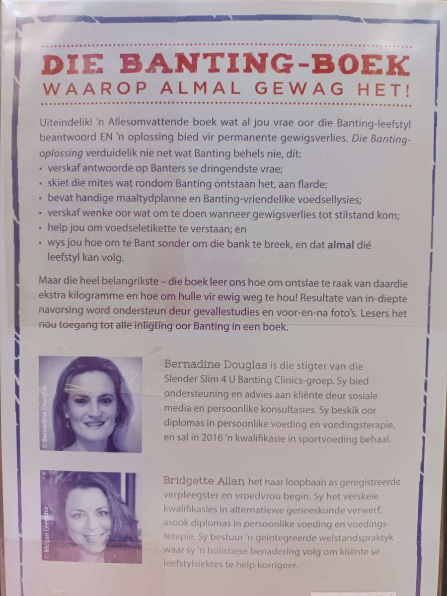 Die Banting-Oplossing / Bernadine Douglas & Bridgette Allan