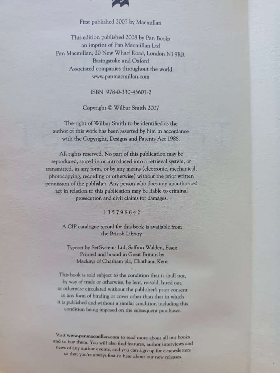 The Quest / Wilbur Smith (paperback)