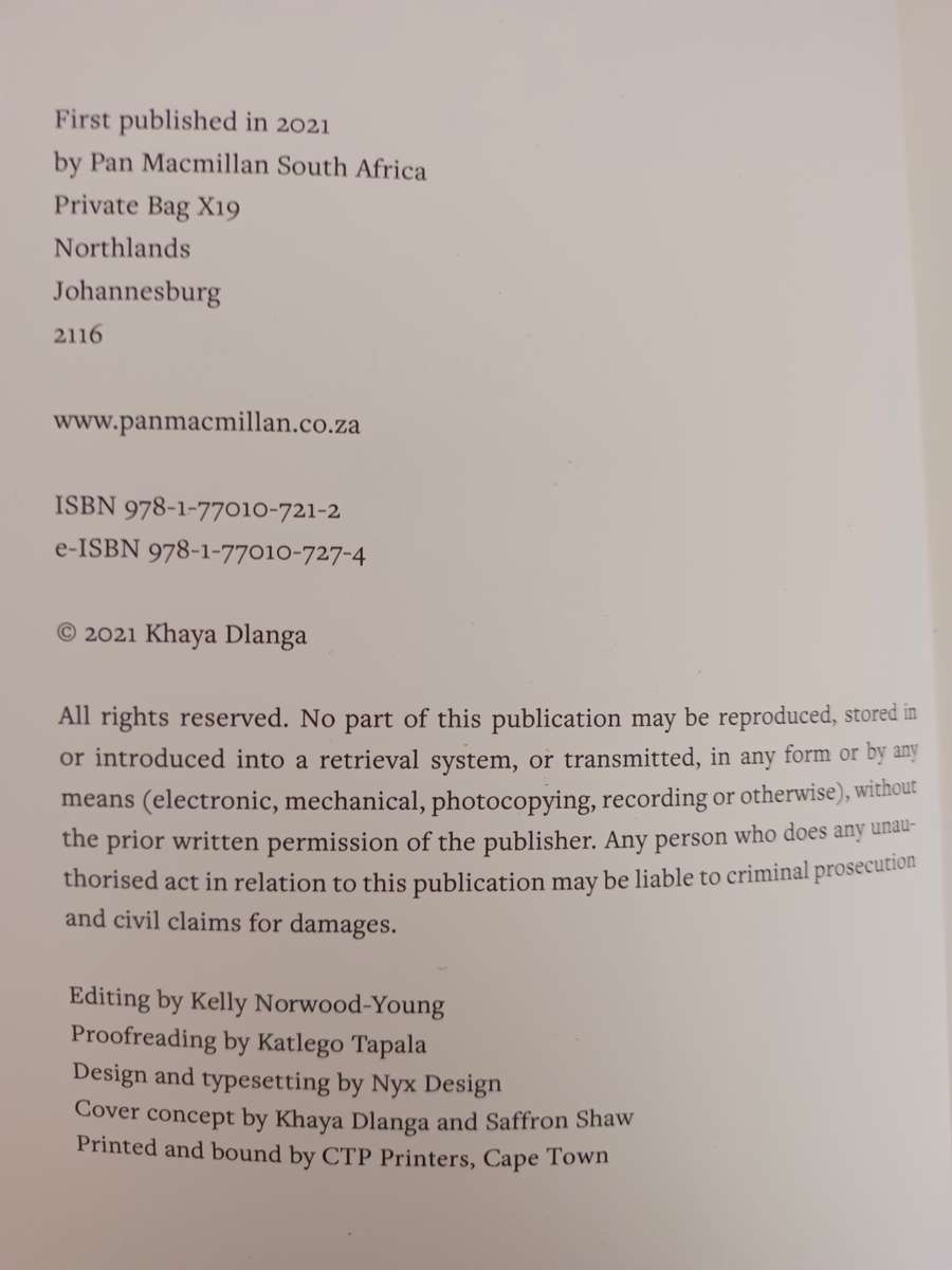 It`s The Answers For Me / Khaya Dlanga