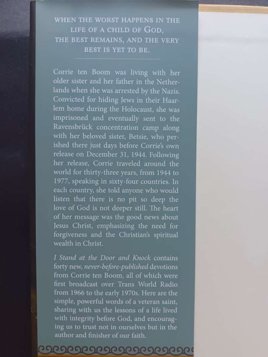 I STAND AT THE DOOR AND KNOCK / Corrie ten Boom
