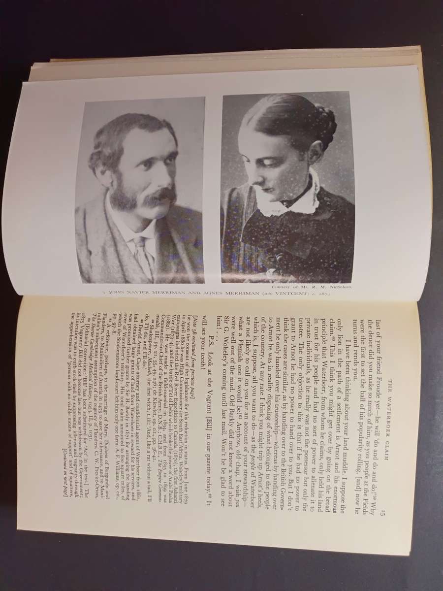 Selections from the Correspondence of J.X. Merriman 1870-1890 / Phylis Lewsen (V.R.S 41)