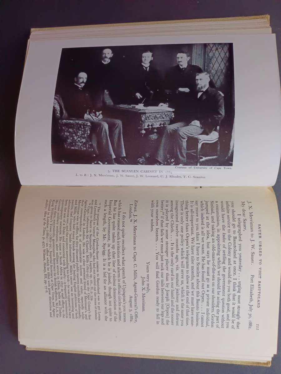 Selections from the Correspondence of J.X. Merriman 1870-1890 / Phylis Lewsen (V.R.S 41)