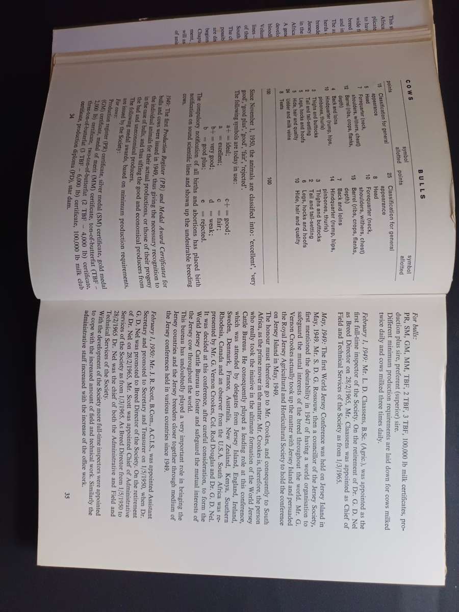 Jerseys in Southern Africa / Nel, G. D.