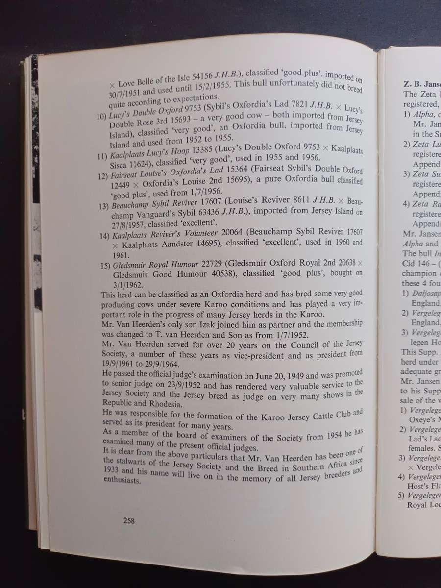 Jerseys in Southern Africa / Nel, G. D.