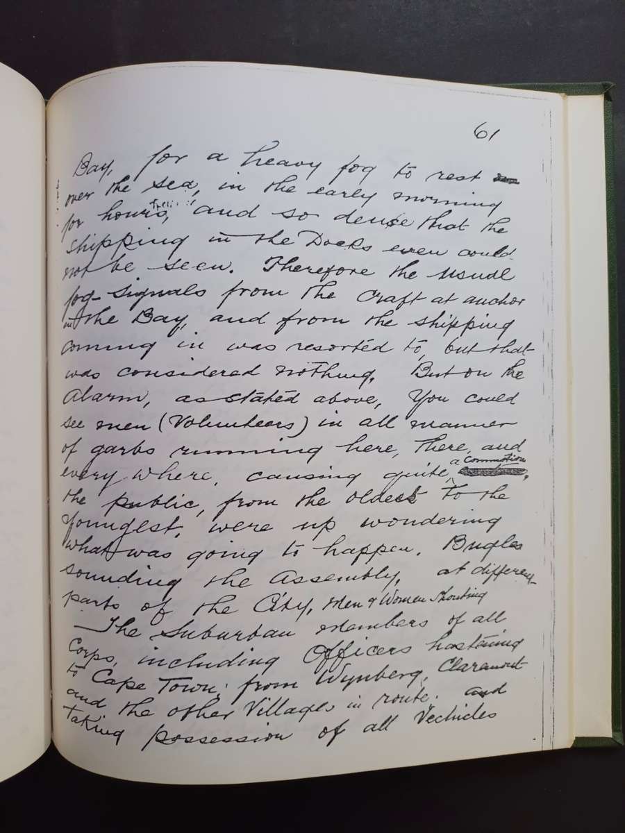 DIARY COL. JOHN SCOTT 1844 TO 1890 : FIRST COLONEL CAPE TOWN HIGHLANDERS