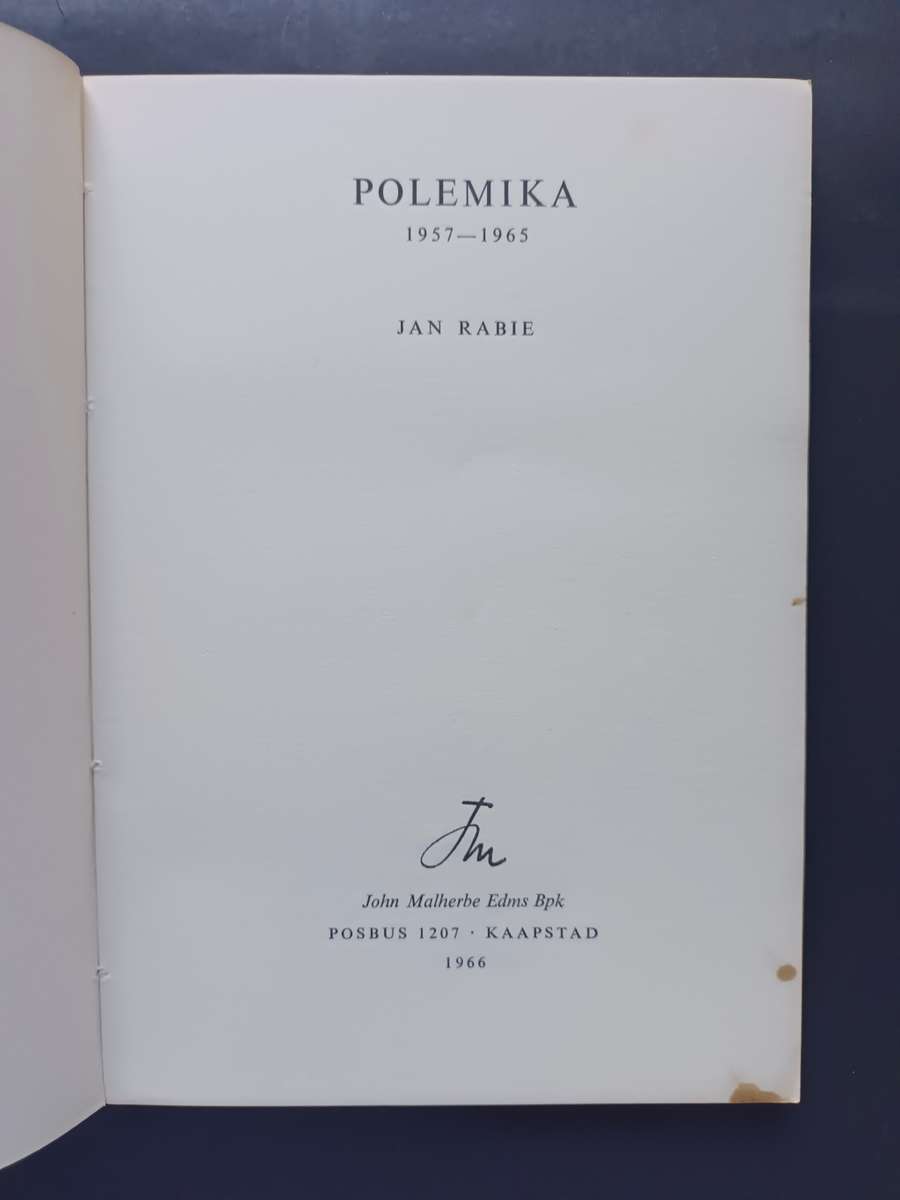 POLEMIKA / JAN RABIE (1966)