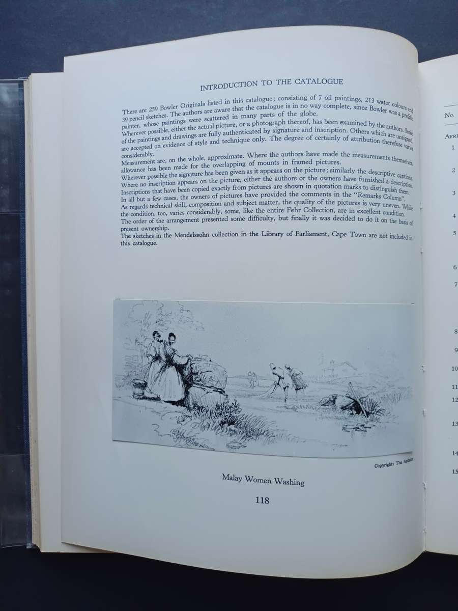 THOMAS BOWLER OF THE CAPE OF GOOD HOPE / Edna & Frank Bradlow