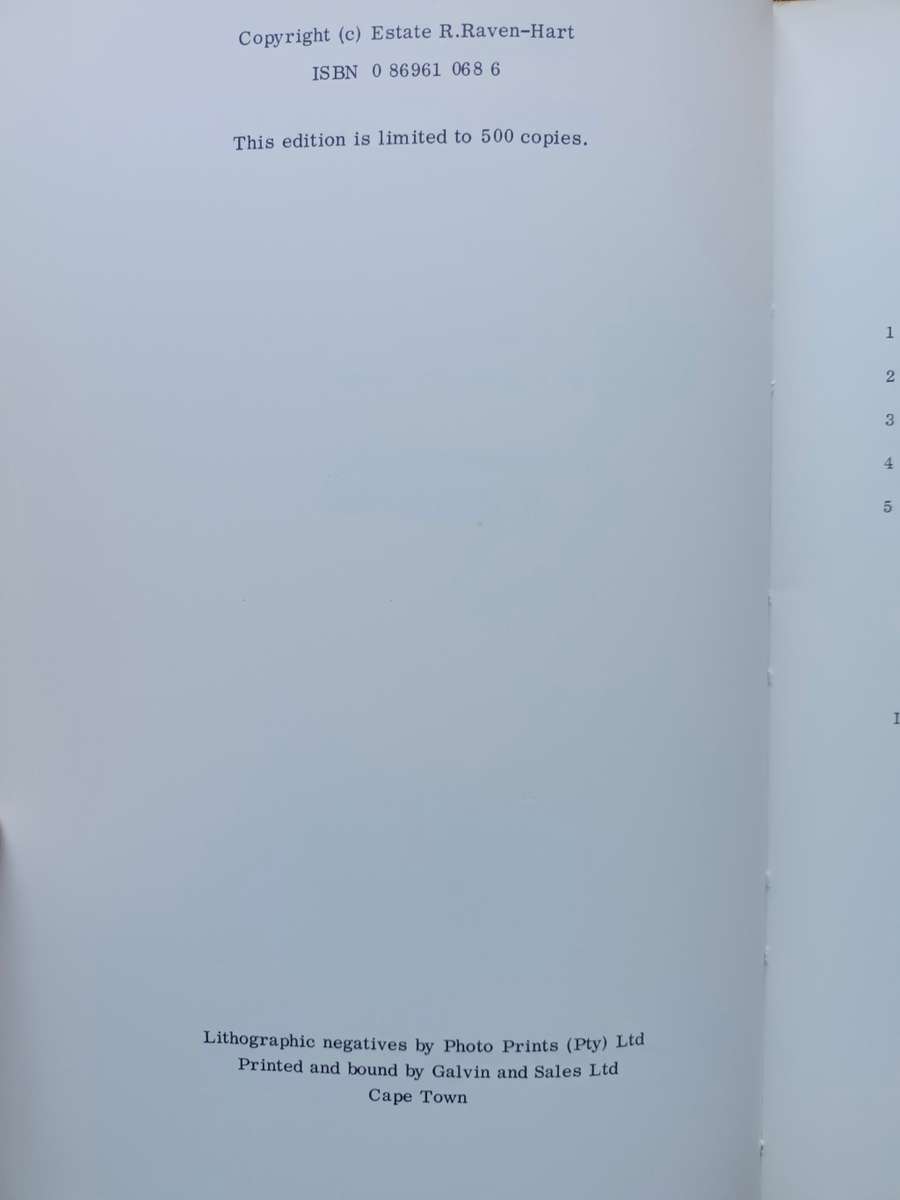 Nicolas Louis de la Caille: Travels at the Cape 1751-53 / Translated and edited by R. Raven-Hart