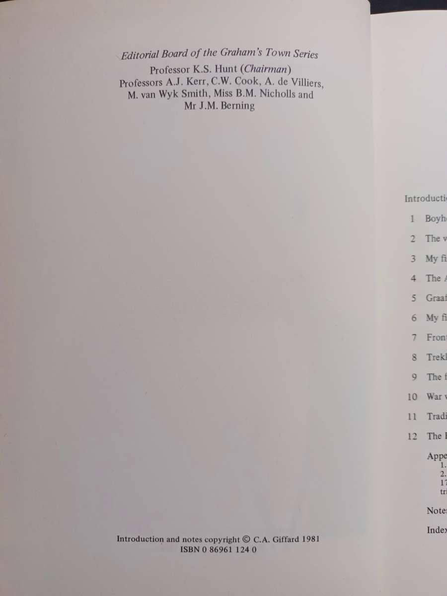 The Reminiscences of John Montgomery / Edited by A. Giffard