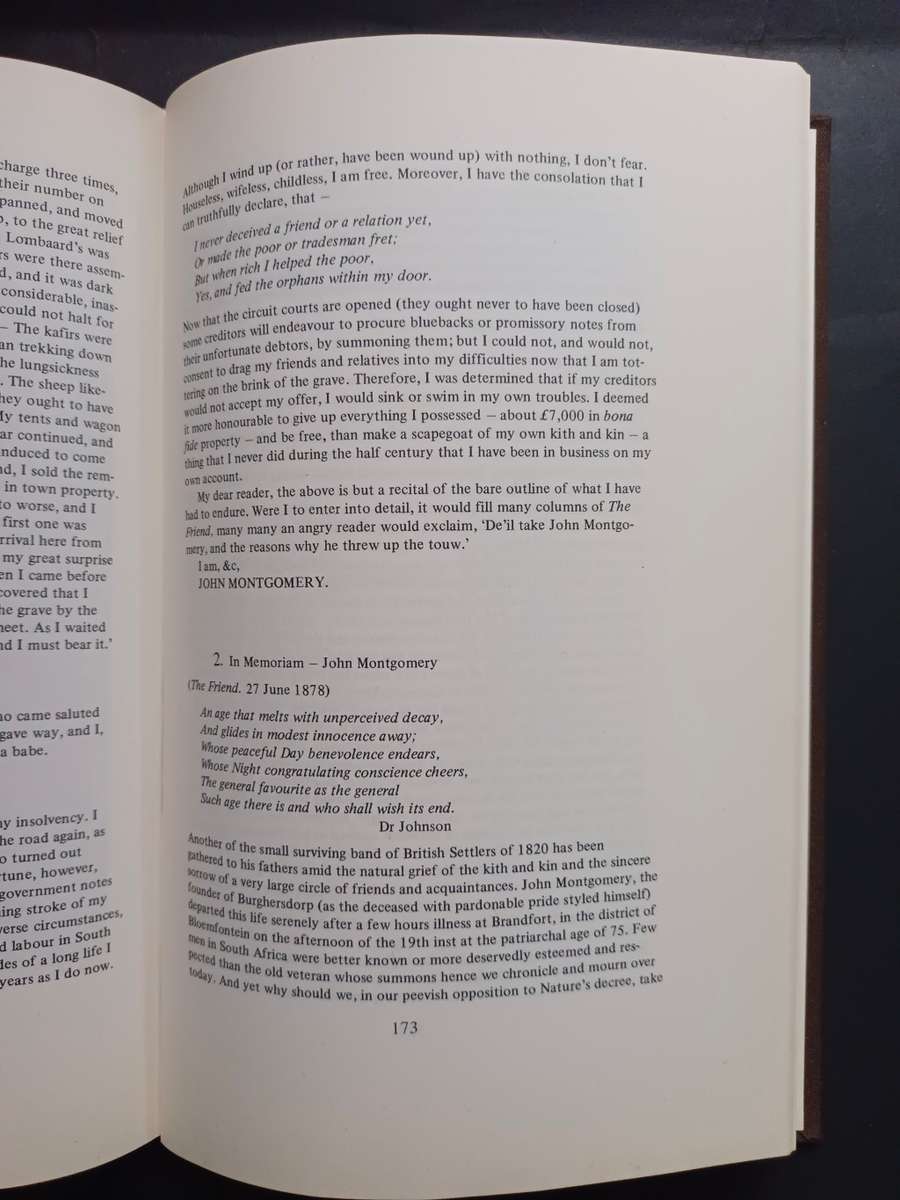 The Reminiscences of John Montgomery / Edited by A. Giffard