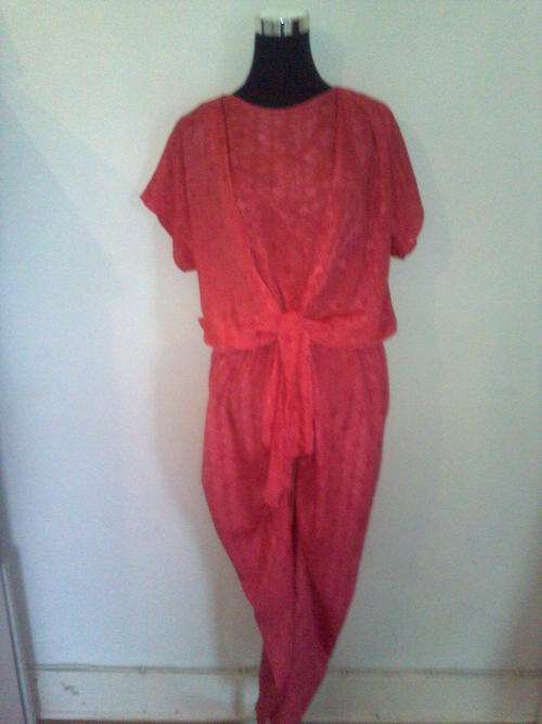 Beautiful Coral One Piece 80's Jump suit by Shelly (14)