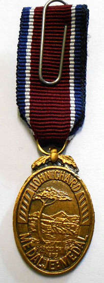 Miniature John Chard Medal Voided Acorn Light Type