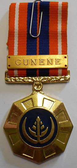 Full Size Pro Patria Medal Numbered at Back Flush Epoxy In Original Box w/ Cunene Bar