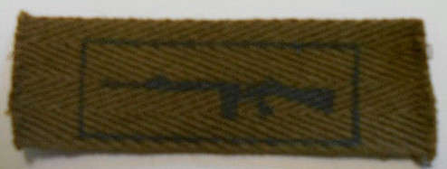 Marksman Badge Printed on Material Dinnes 2000