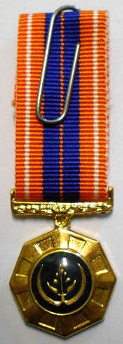 Miniature Pro Patria Medal Raised Epoxy