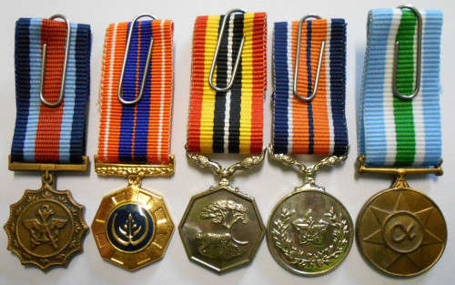 Miniature Medal Set of Five
