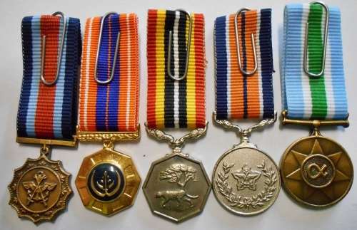 Miniature Medal Set of Five