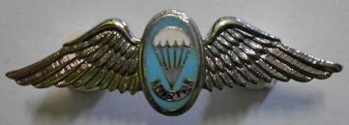 SA Parachute Static Line Instructor Mess Dress Wing