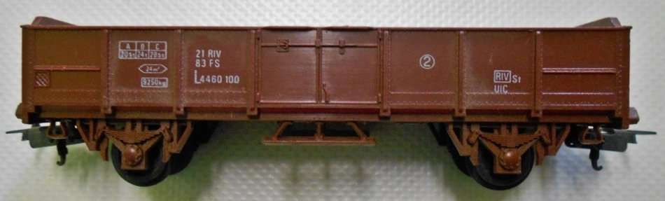 Lima HO Open Wagon Marked 21 RIV 83 FS