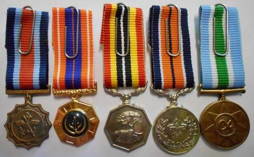 Miniature Medal Set of Five