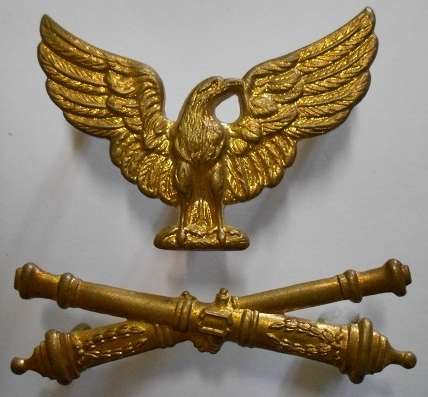 Transvaal Staatsartillerie Gilding Metal Two Piece Cap Badge Dinnes 242
