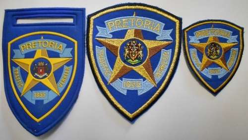 3 x Pretoria Traffic Police Badges