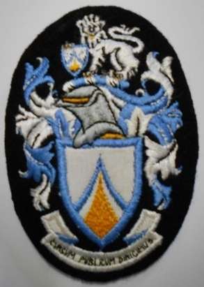 South African Department of Transport Cap Badge Embroidered on Felt Padded 90mm x 65mm