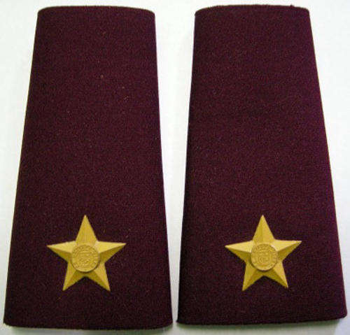 Medic 2nd Lieutenant Rank Insignia Pair Rubberised