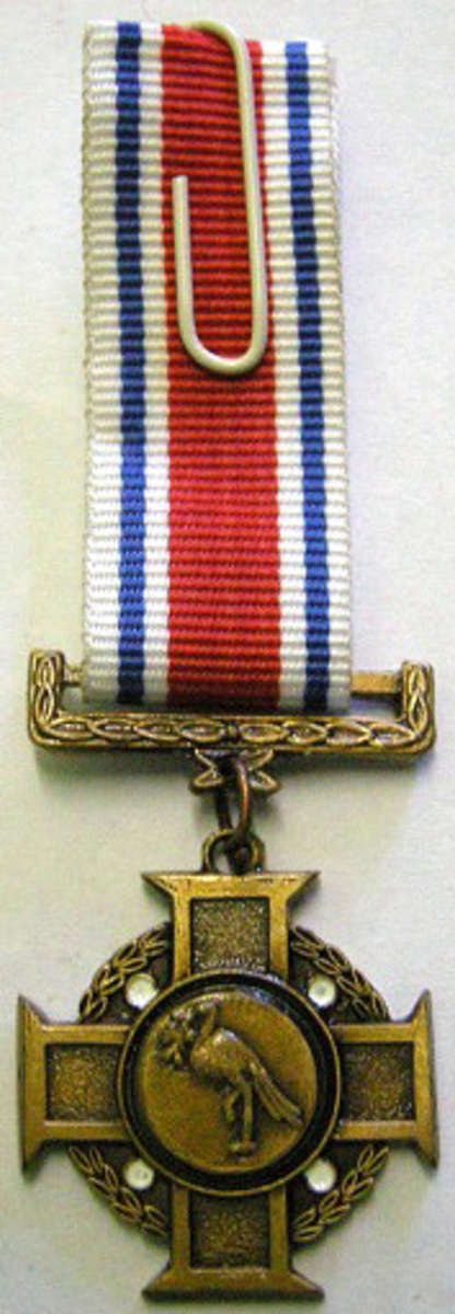 Miniature Ciskei Defence Force Cross for Bravery