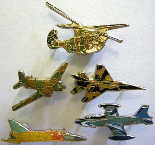 Aircraft Pins x 5 Length: From 23mm to 40mm