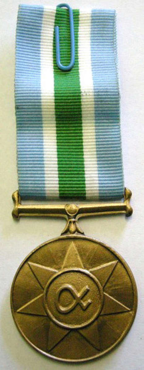 Full Size Unitas Medal Numbered at Back