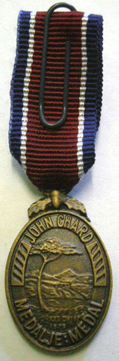 Miniature John Chard Medal Voided Acorn Dark Type