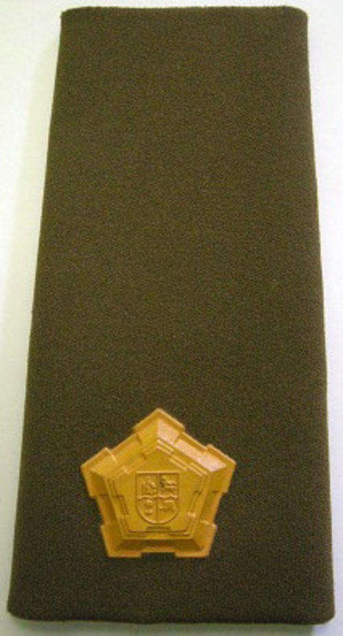 Major Rank Insignia Rubberised Single