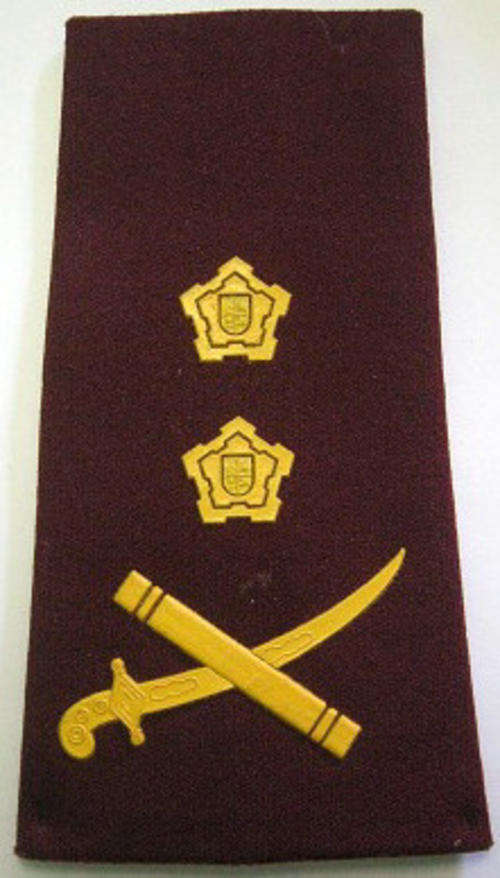 Medic Lieutenant General Rank Insignia Single Rubberised