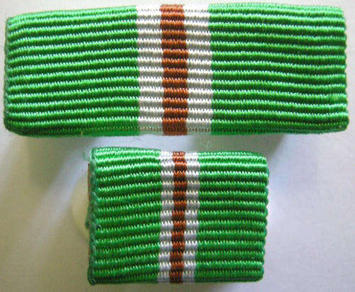 Full Size & Miniature Ribbon Bar for Transkei Military Rule Medal