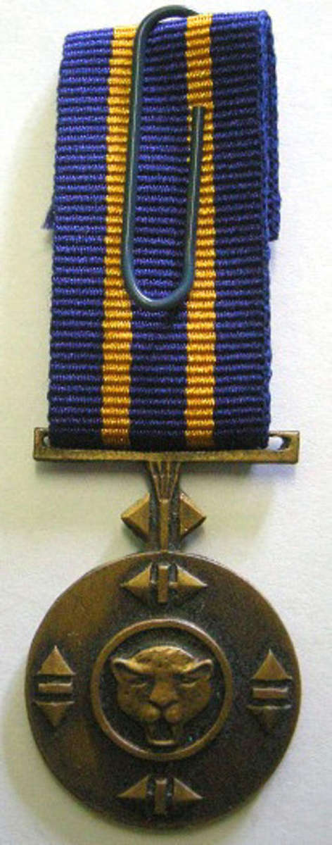 Miniature Bophuthatswana Defence Force Commendation Medal