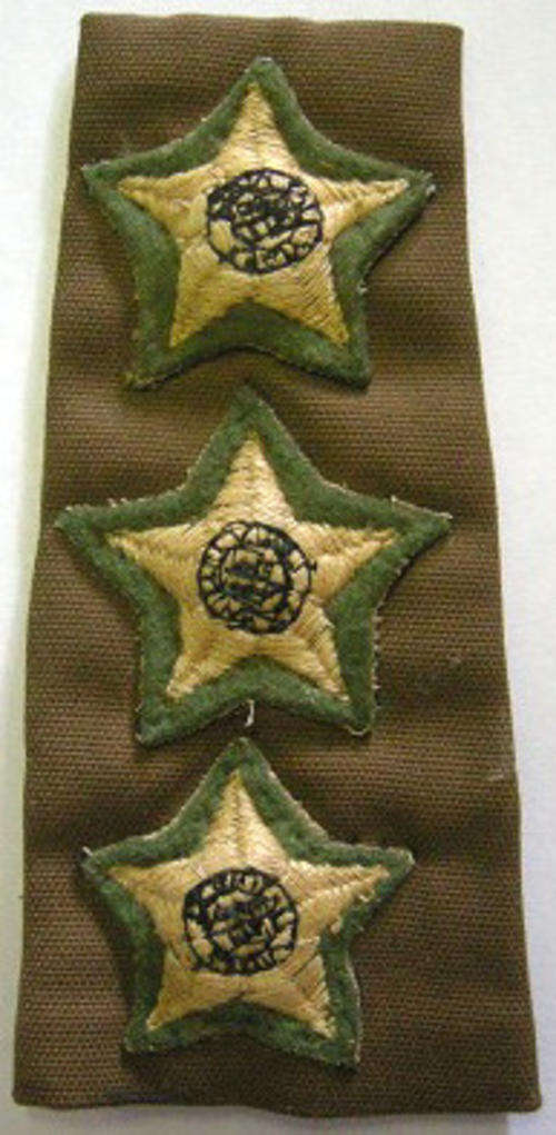 Captain Rank Insignia Single Glue & Paper at Back