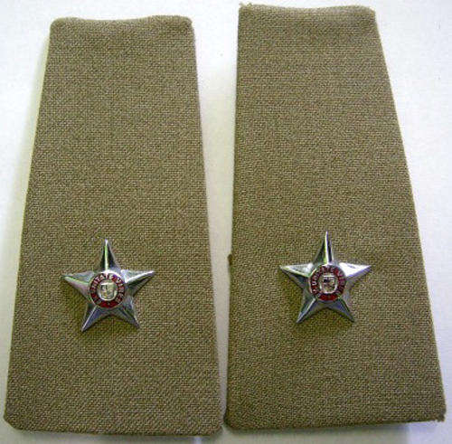 2nd Lieutenant Rank Insignia Pair