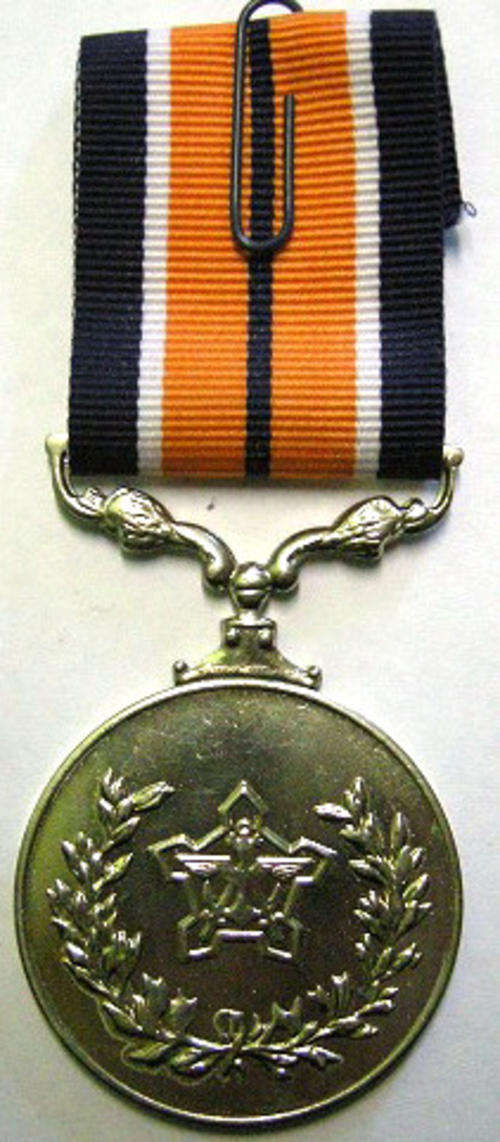 Full Size General Service Medal Uniface Suspender Soldered On Nr on Rim Low Relief Matthysen 3