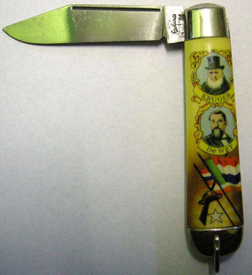 Kruger and De Wet Knife Marked Richards Sheffield England See Description