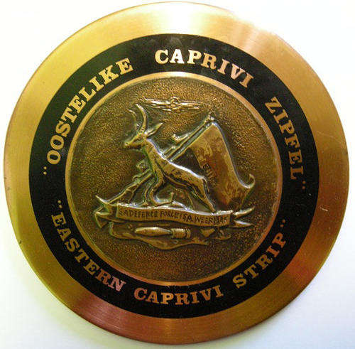 Plaque SA Defence Force / SA Weermag Eastern Caprivi Strip SEE DESCRIPTION