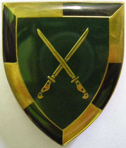 Infantry School Shoulder Flash Pins Intact